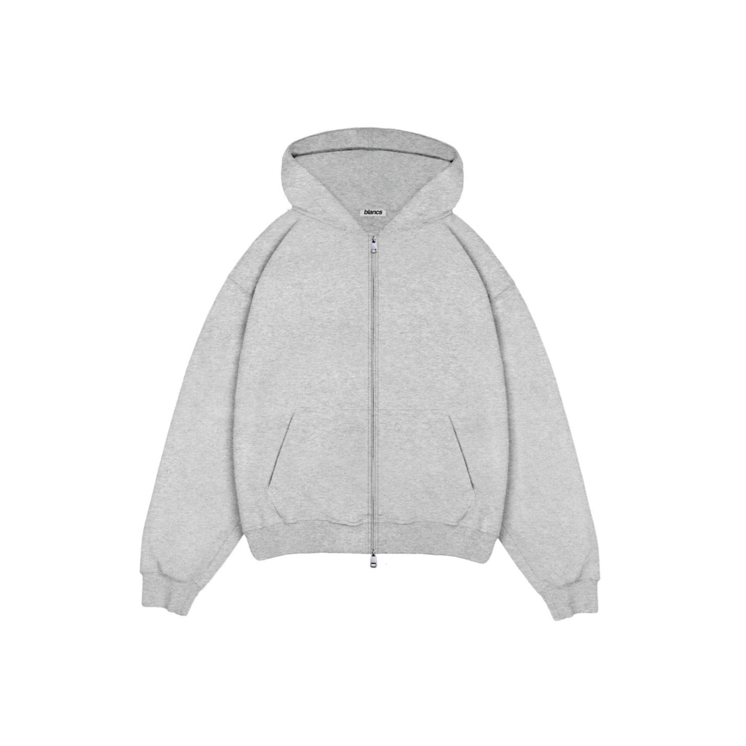 BLANCS ZIP HOODIE - GREY