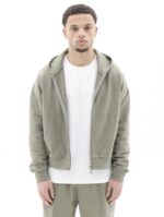 BLANCS ZIP HOODIE - KHAKI