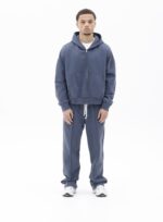 BLANCS ZIP HOODIE - NAVY