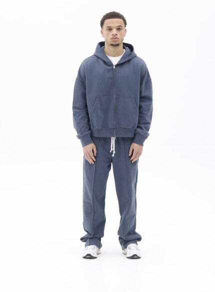 BLANCS ZIP HOODIE - NAVY