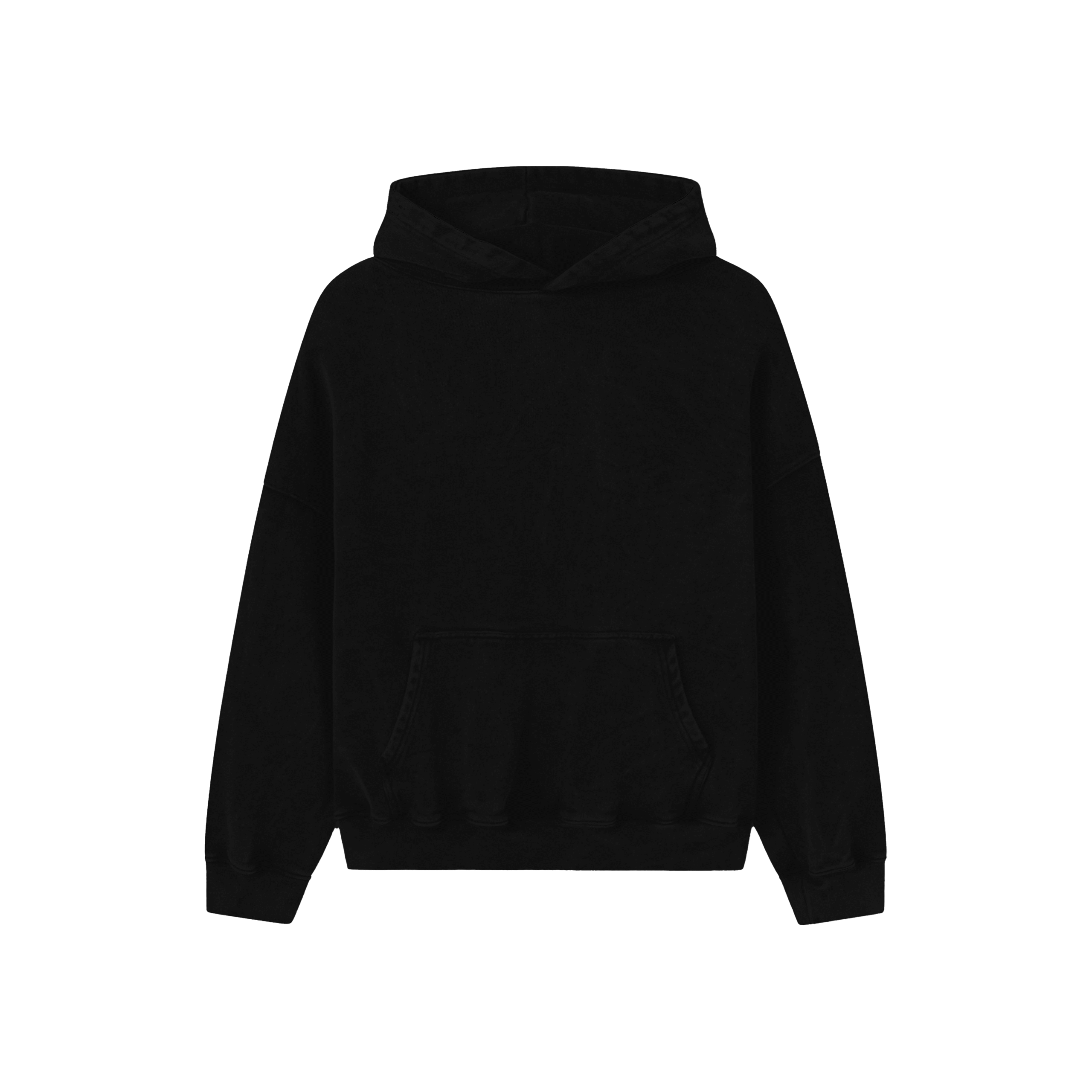 BLANCS PULLOVER HOODIE - BLACK